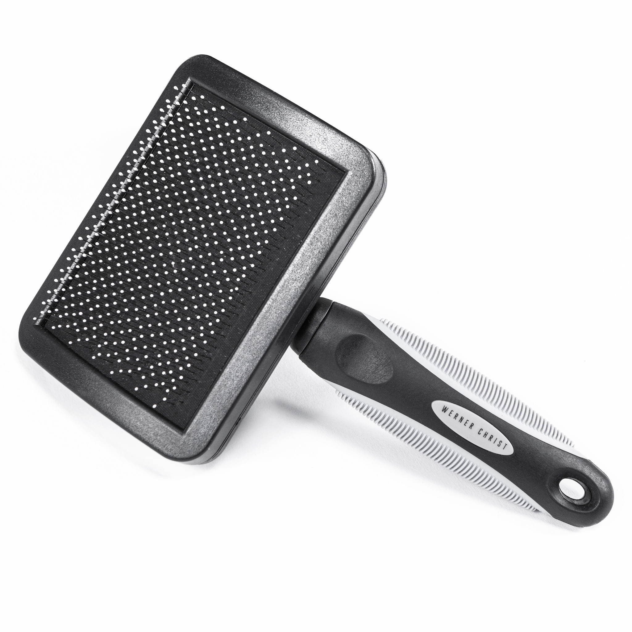 Lamsvel borstel zwart