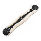 Anatomical lambskin western girth soft
