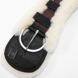 Anatomical lambskin western girth soft