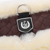 Anatomischer westlicher Gurt aus Lammfell weich