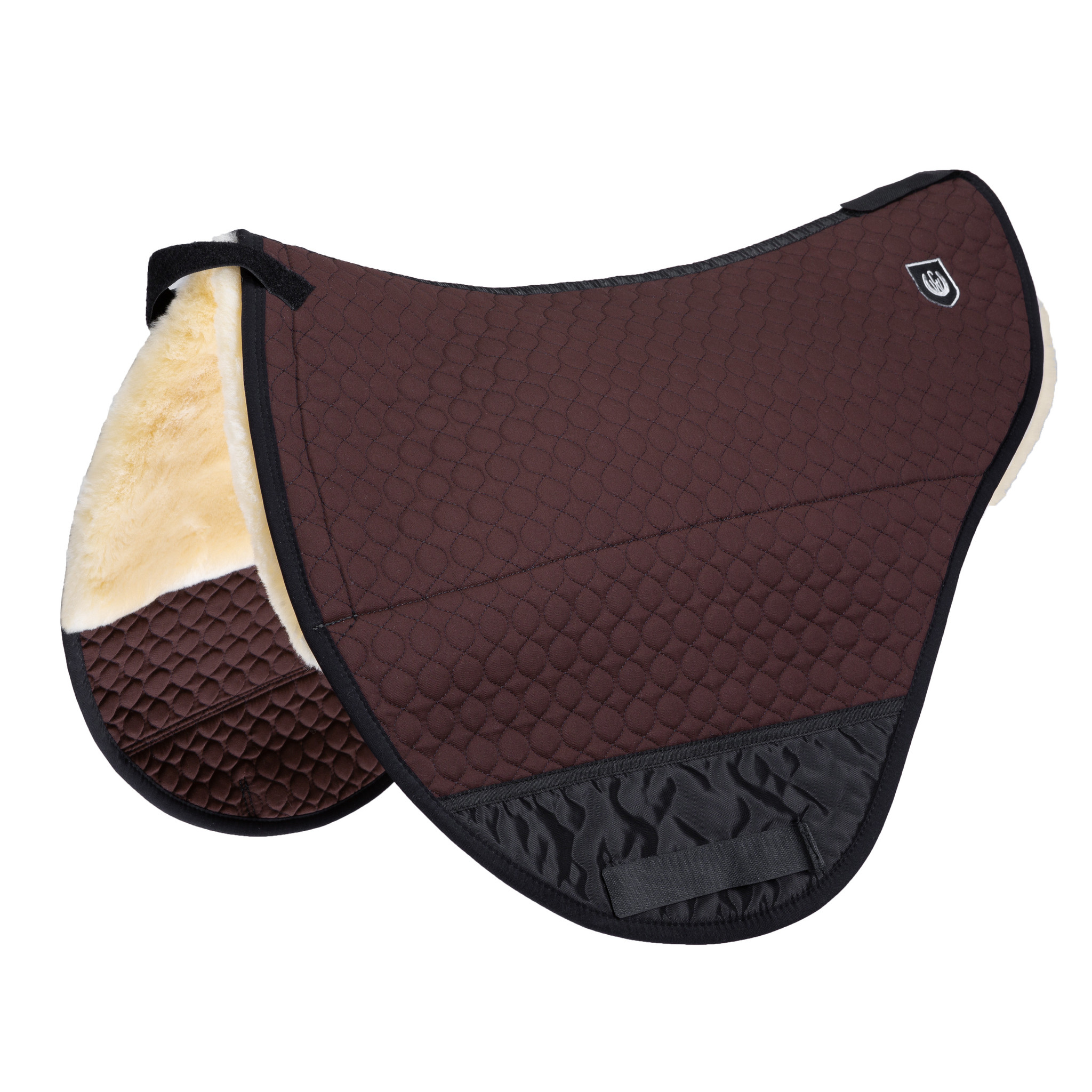 Lambskin treeless saddle pad for inserts soft