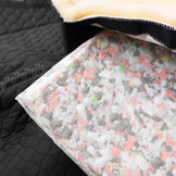 Western Round Pad für Einsätze Lamfell