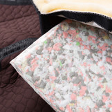 Western Round Pad für Einsätze Lamfell