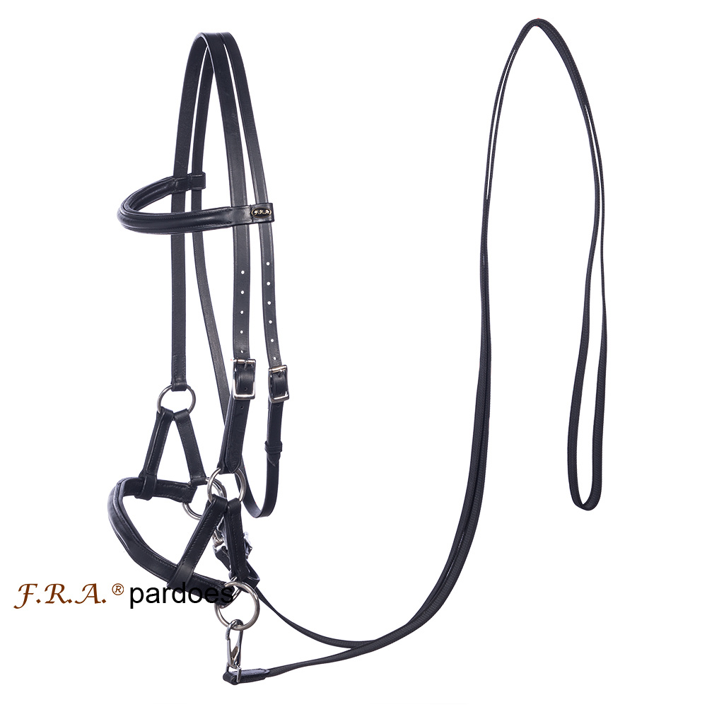 Pardoes sidepull bitlooshoofdstel leder