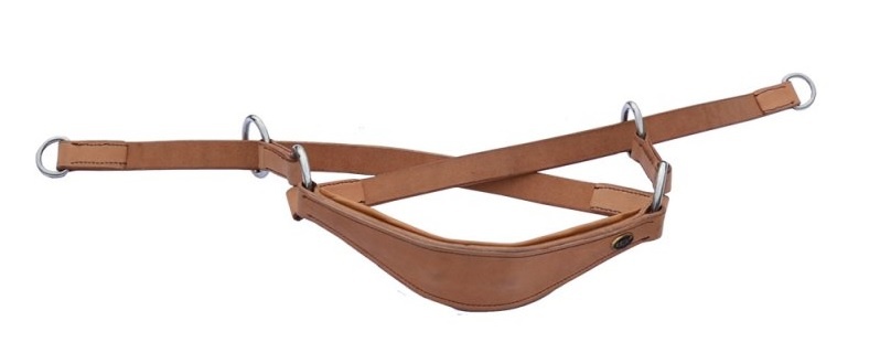 Lami Kinn gekreuztes Nasenband Leder