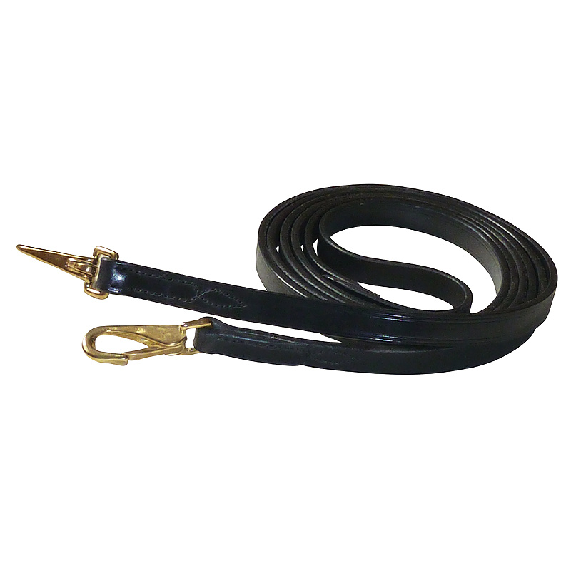 Leather reins with snaphooks