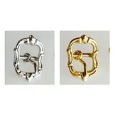 Narrow leather reins with buckle Barok