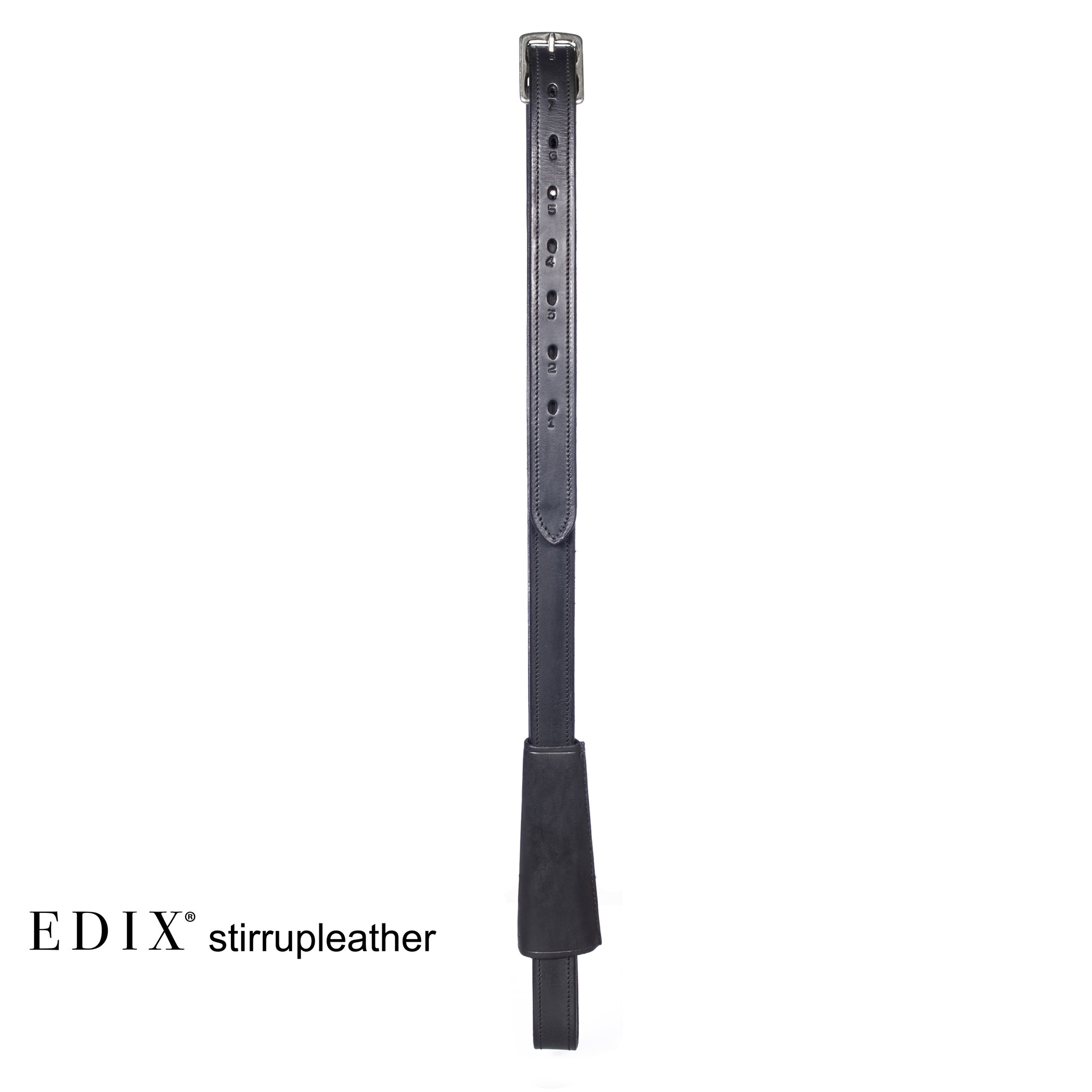 Stijgbeugelriemen met hoesjes leer