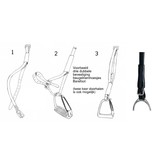 Stirrup strap covers leather black or brown