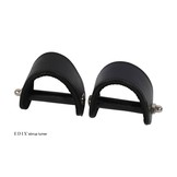 Western stirrup turners, stirrup turners in brown and black