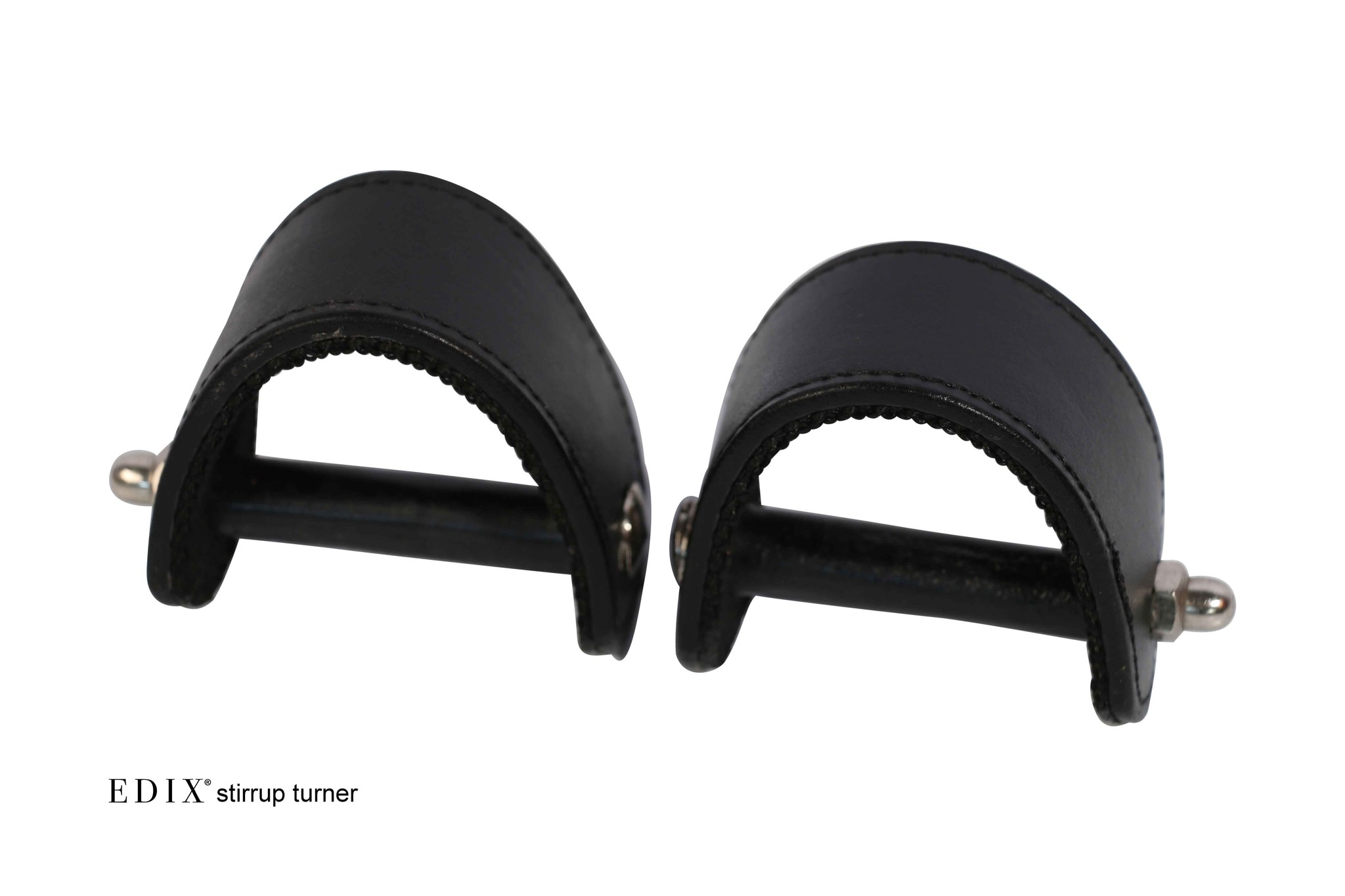 Western stirrup turners, stirrup turners in brown and black
