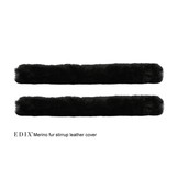 Stirrup strap covers flap protector lambskin