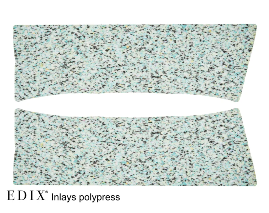inlages polypress 2 stuks voor boomloze zadels