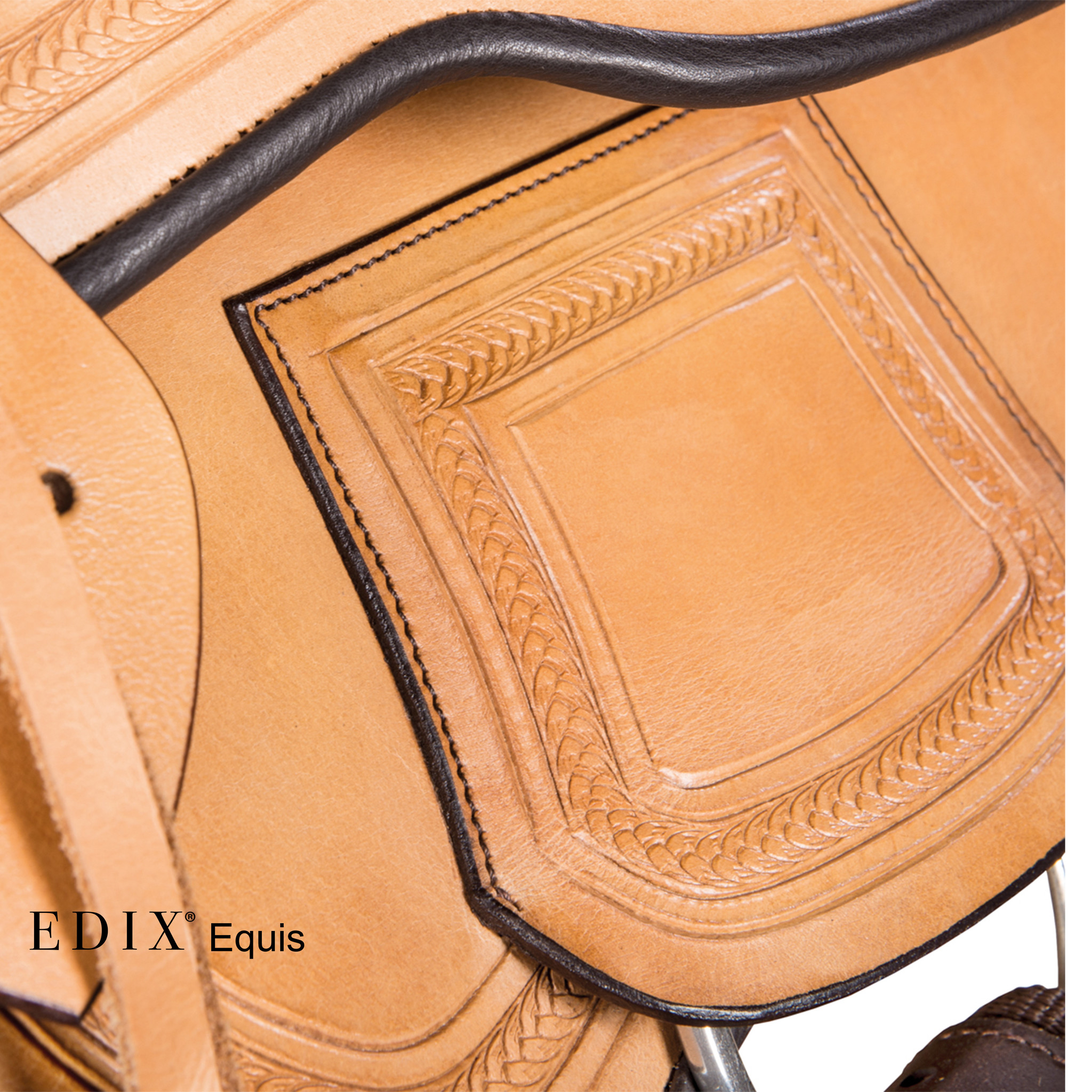 Equis baumloser Westernsattel Leder