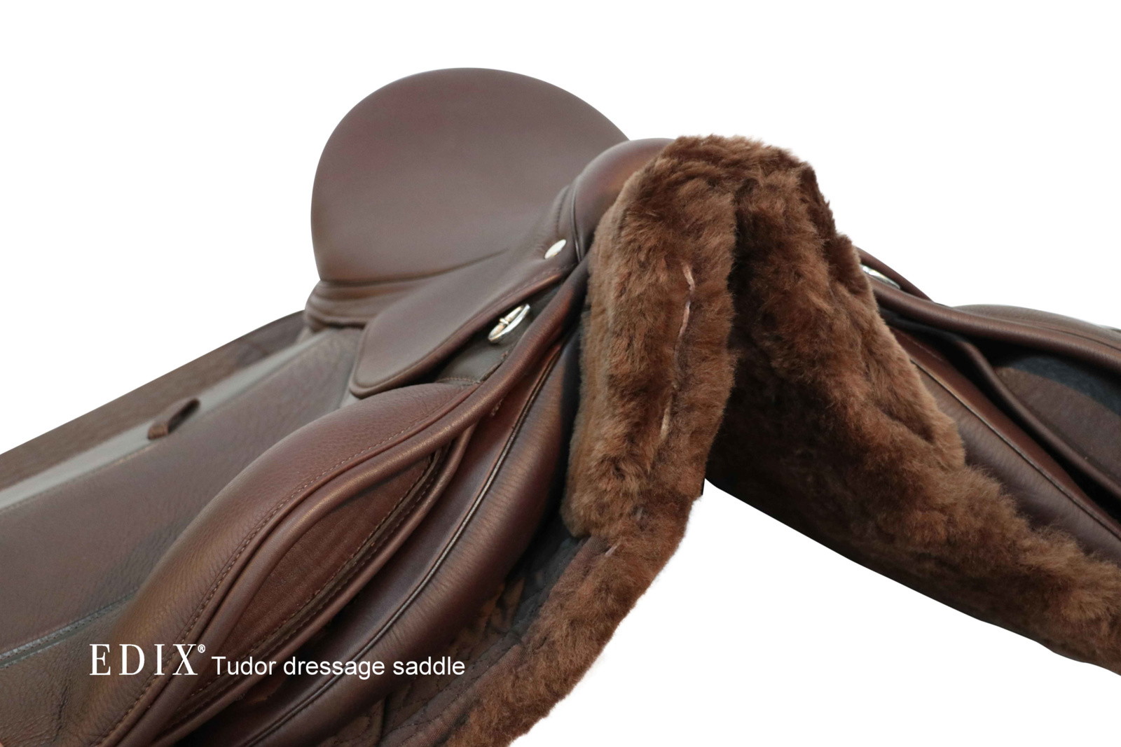 Tudor weicher Baum-Dressur-Sattel Leder