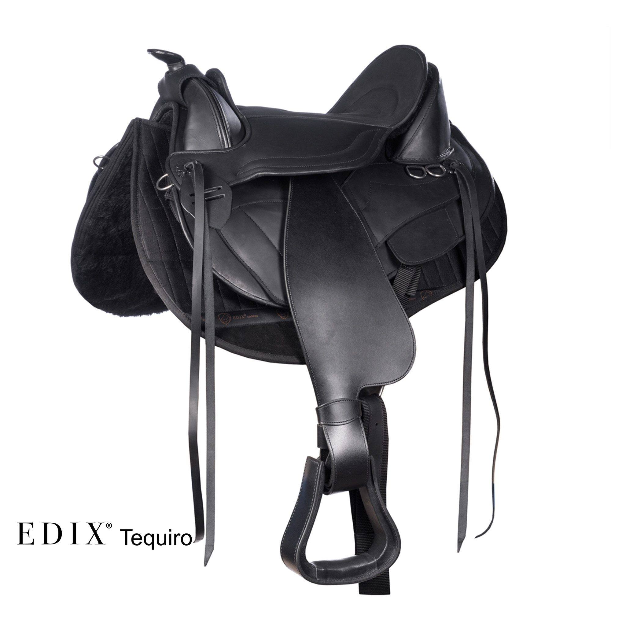 Tequiro treeless western saddle leather