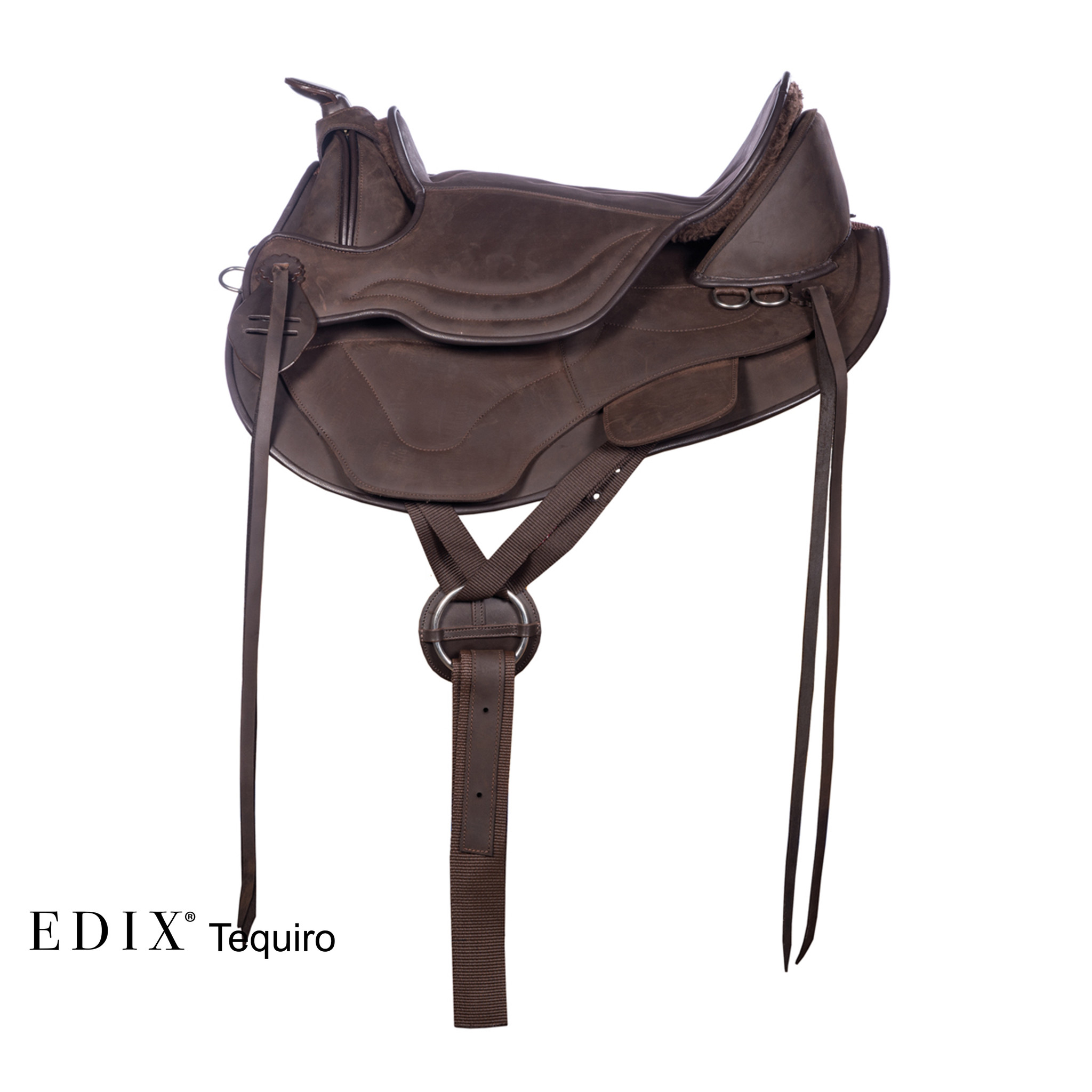 Tequiro treeless western saddle leather