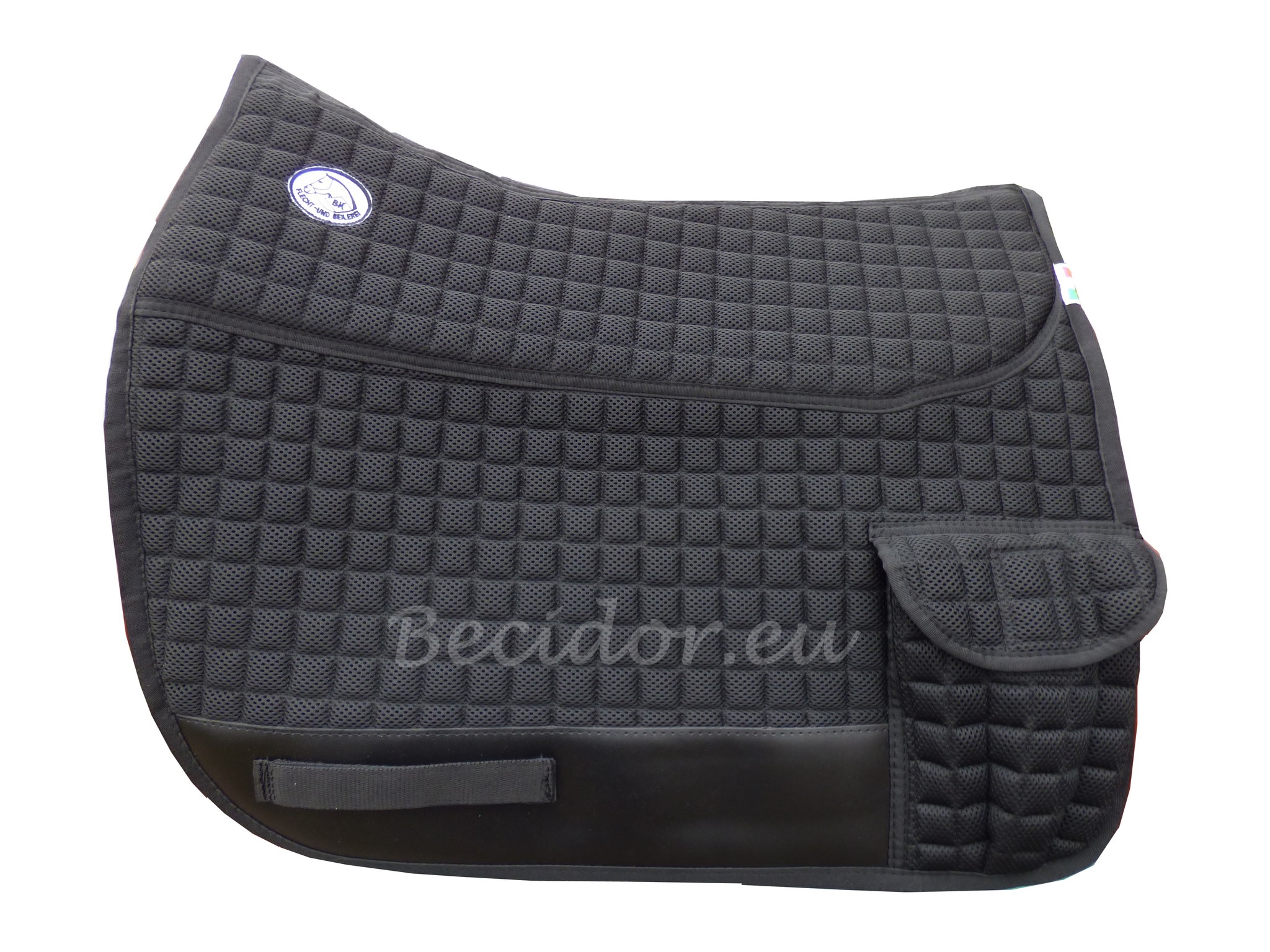 Pad with inserts Special saddle bag anatomically shaped