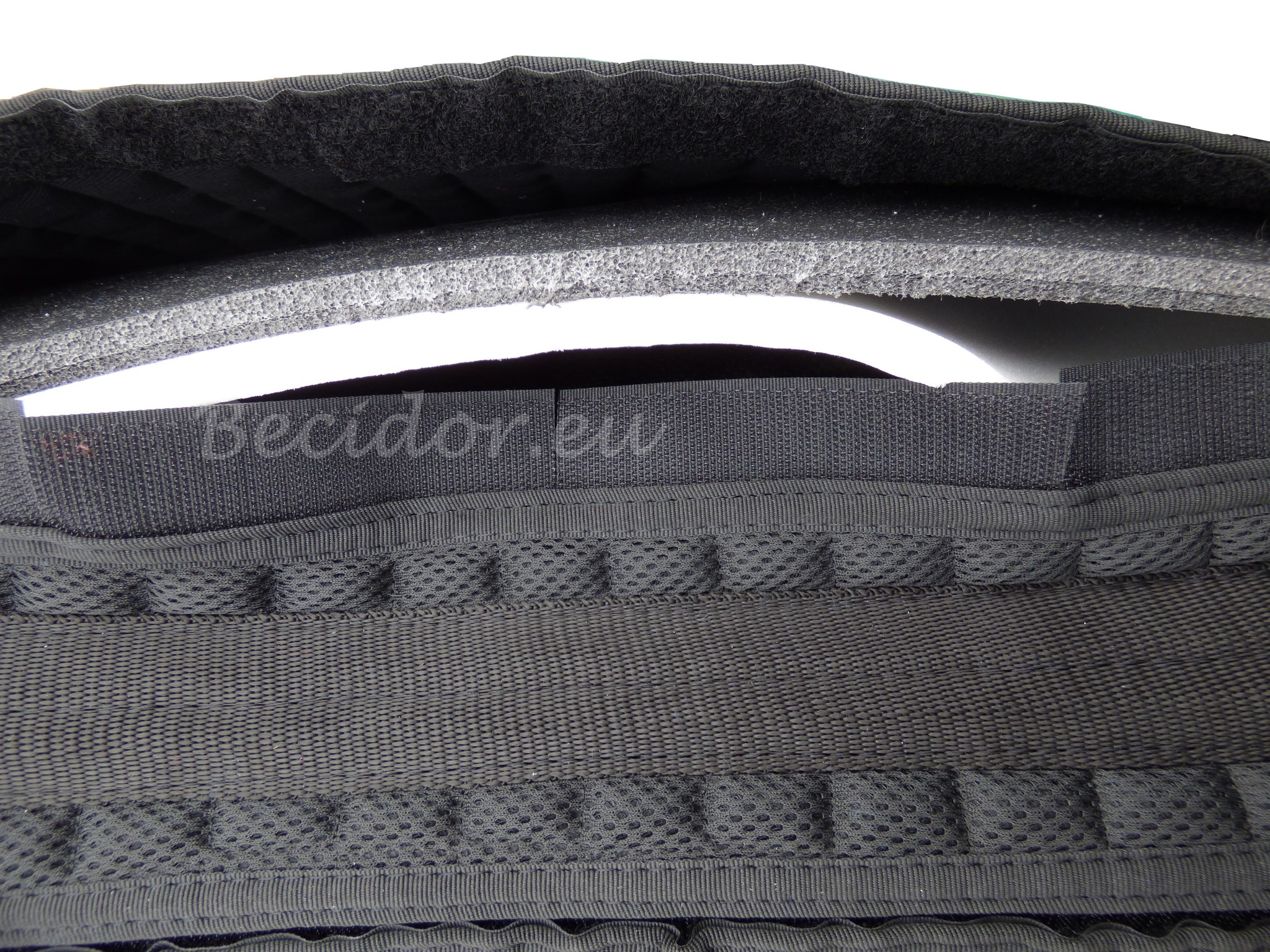 Pad with inserts Special saddle bag anatomically shaped