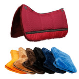 Lambskin western pad with inserts soft