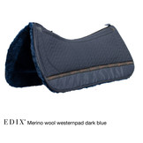 Lambskin western pad with inserts soft