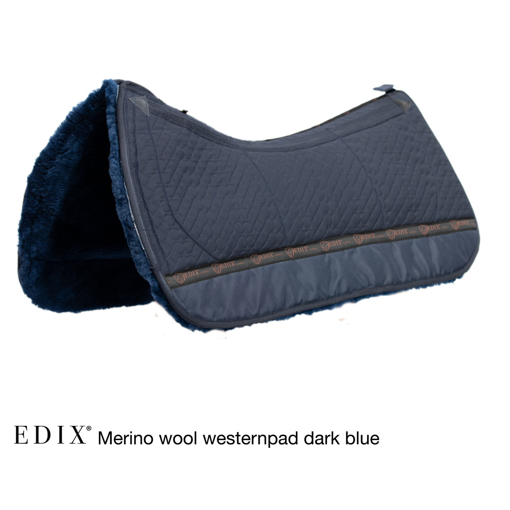 Lambskin western pad with inserts soft