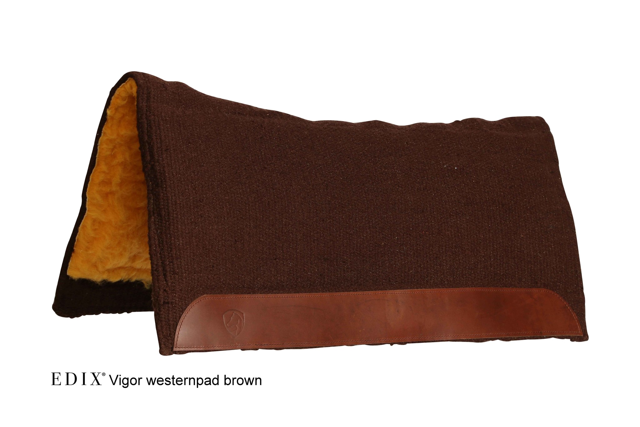 Westernpad met inlages Vigor lamsvel