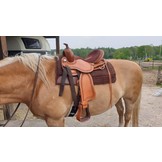 Western pad with Vigor inserts lambskin