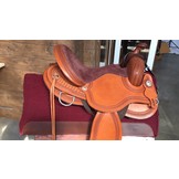 Westernpad mit Vigor-Einsätzen Lamfell