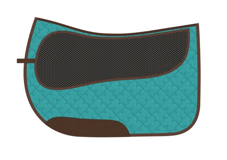 Squareskirt western pad for inlays -  tailored