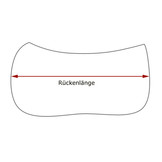 Physio western pad with inlays