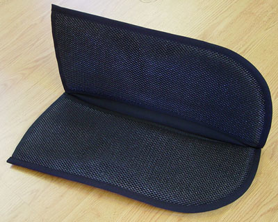 Halfpad met inlages