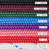 Mecate rein standard in 8 colors