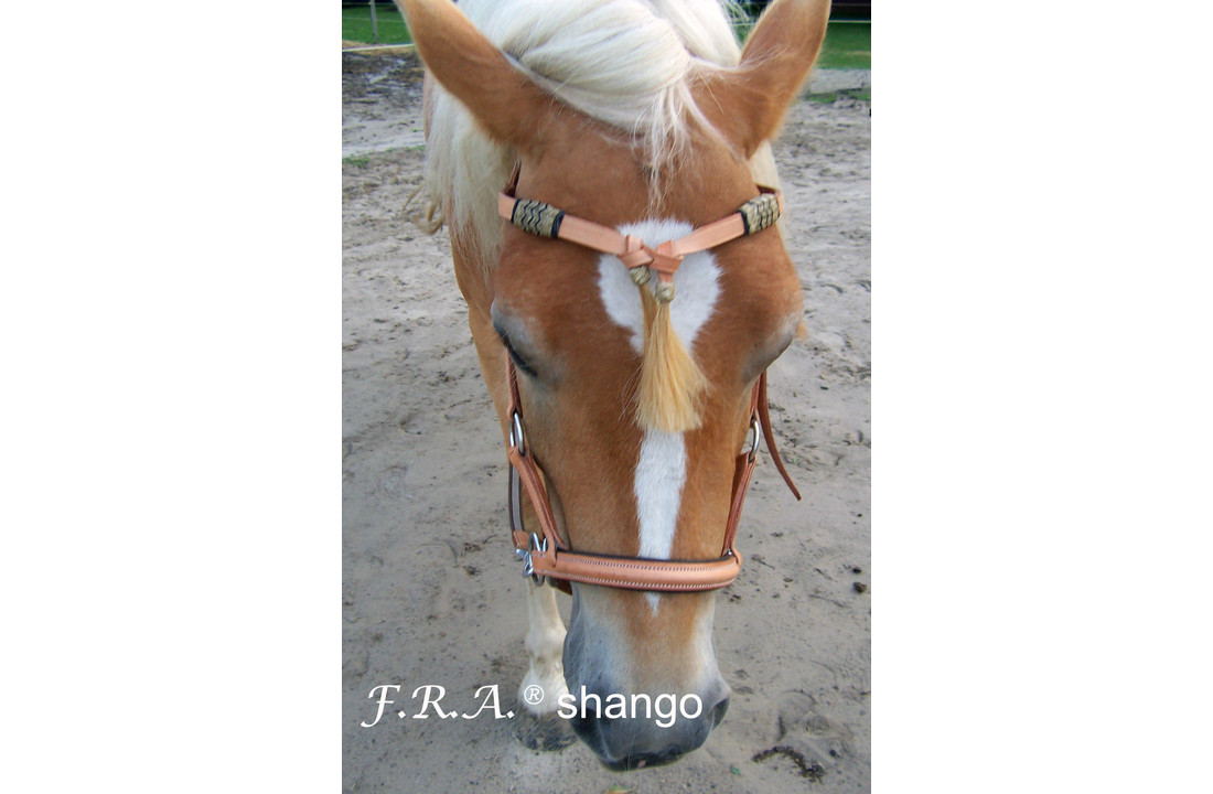 Shango sidepull bitlooshoofdstel westernstijl
