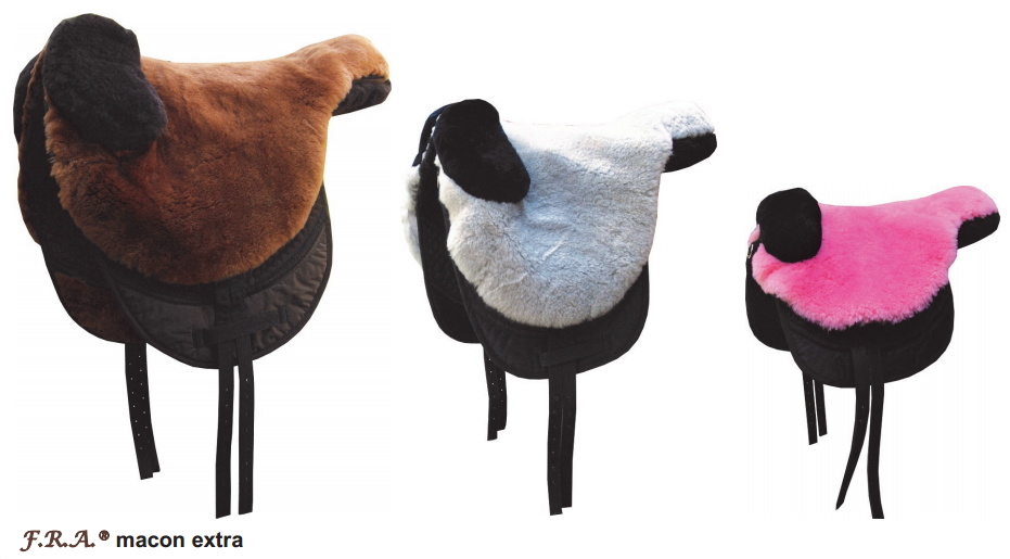 Macon Extra barebackpad lambskin and knee-rolls