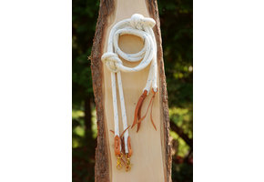western rope reins Profi   leather end