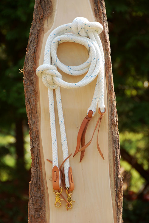 Westseilzügel Profi 13mm met leertjes