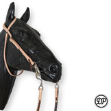 Soft Feel one-ear western bridle leather