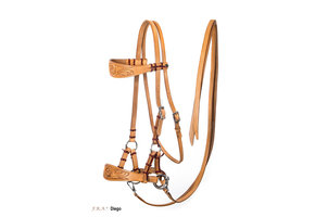 Western sidepull bitless bridle Diego