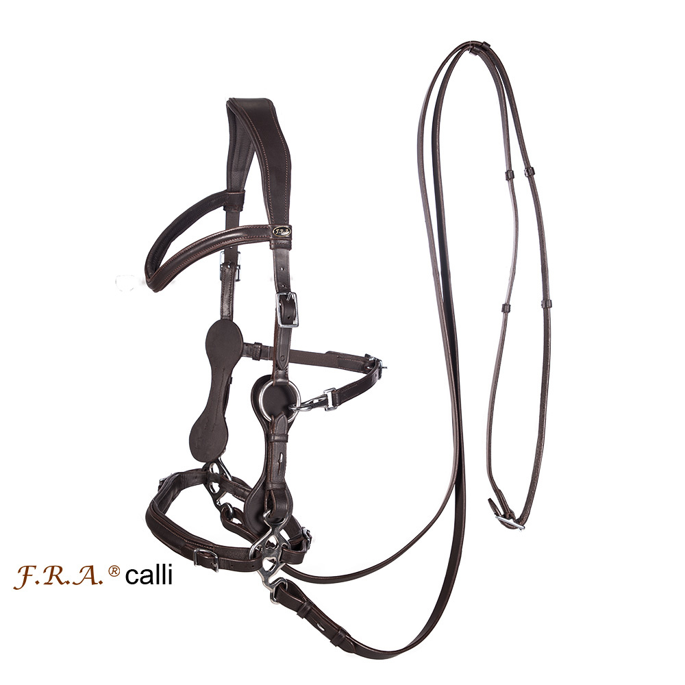 Calli hackamore bridle leather