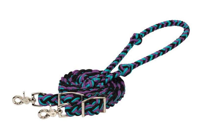 flat rope reins bamboo 240cm