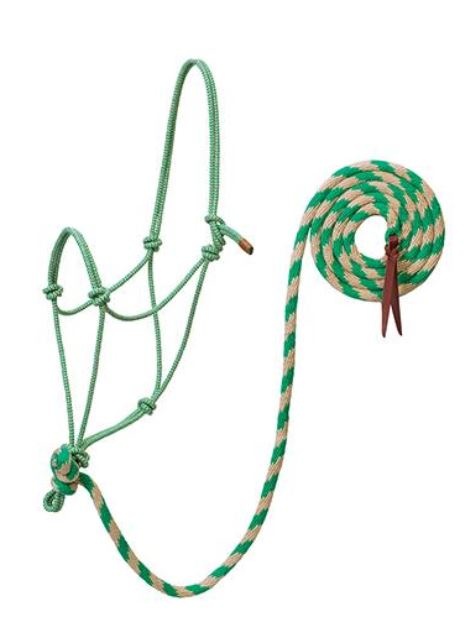 Rope halter + leadrope bamboo sustainable