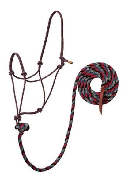 Rope halter + leadrope bamboo sustainable