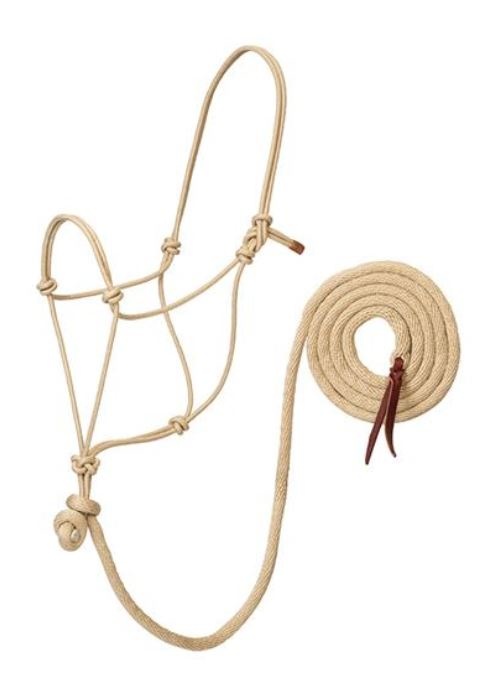 Rope halter + leadrope bamboo sustainable