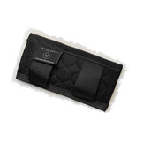 Lambskin chin strap fur with velcro