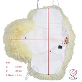 Western saddle seat cover sheepskin Alvin