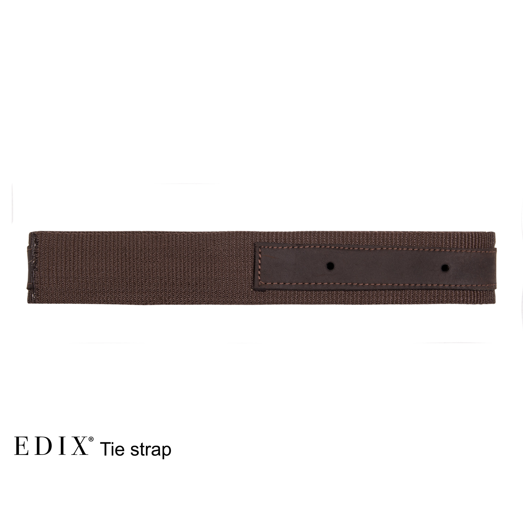 Tie strap nylon met leder