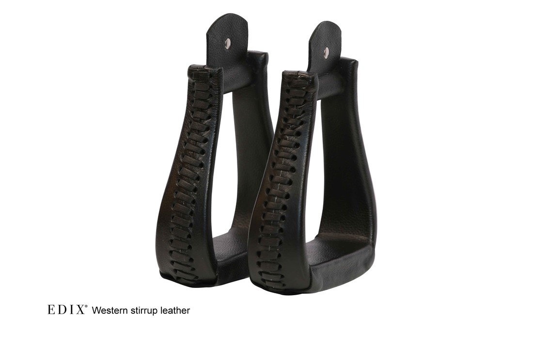 Western beugels leder met veter