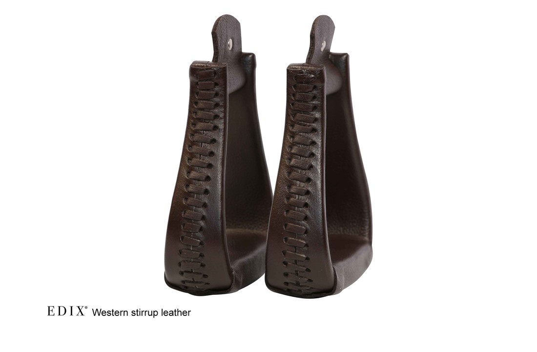Western beugels leder met veter