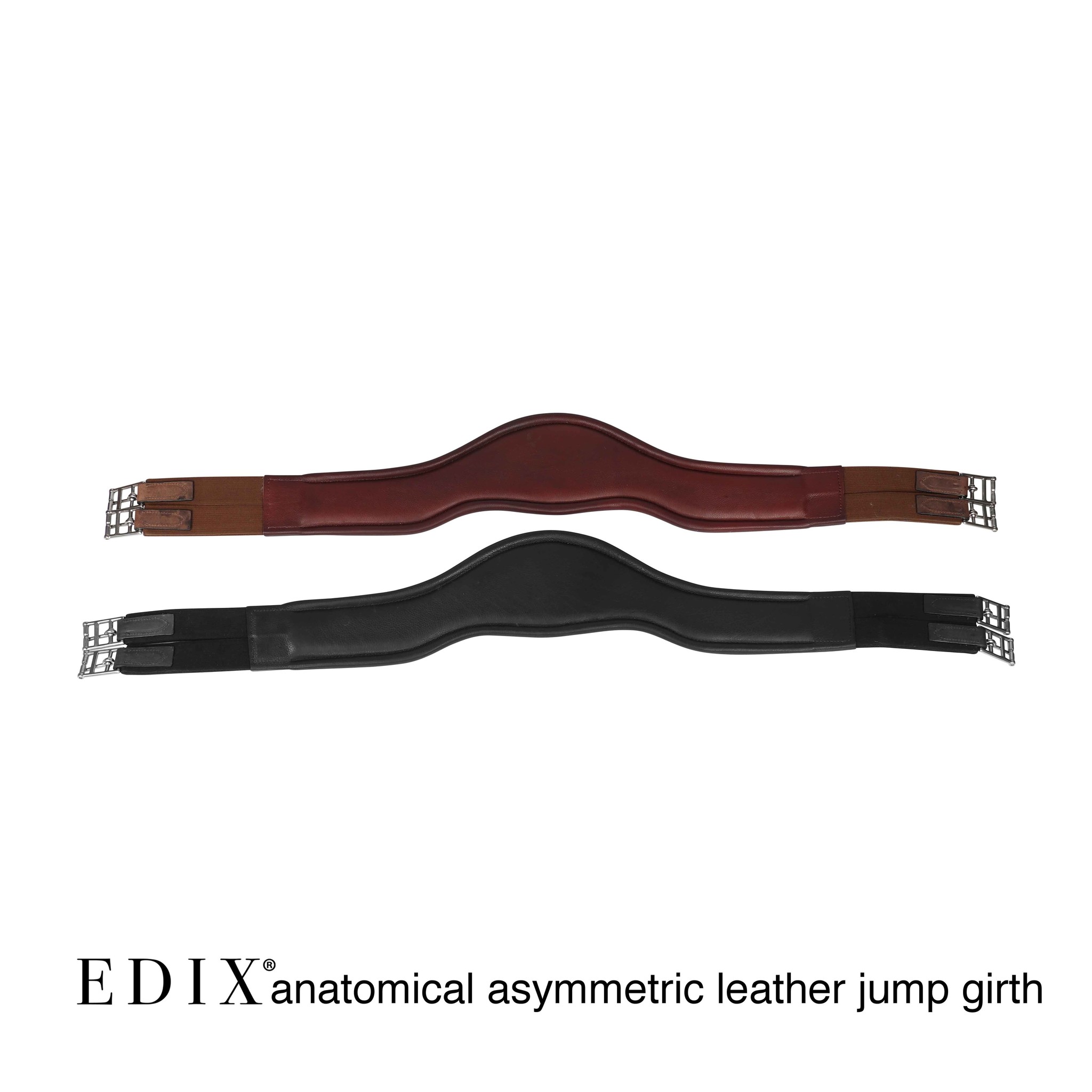 Versatility girth anatomical leather